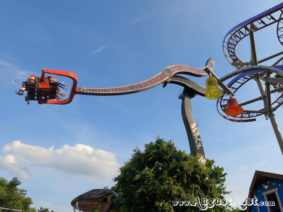 Wien Prater. Schwarze Mamba. Foto: August Aust Wien Prater. Schwarze Mamba. Foto: August Aust