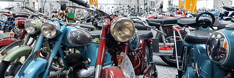 Johann Puch Museum. Foto: August Aust  Johann Puch Museum. Foto: August Aust