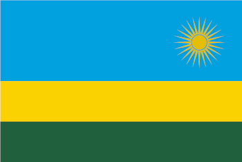 Flagge Ruanda Flagge Ruanda