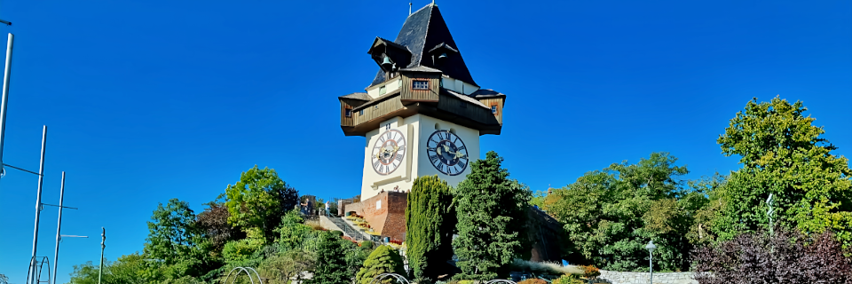 Graz Uhrturm. Foto: August Aust Graz Uhrturm. Foto: August Aust