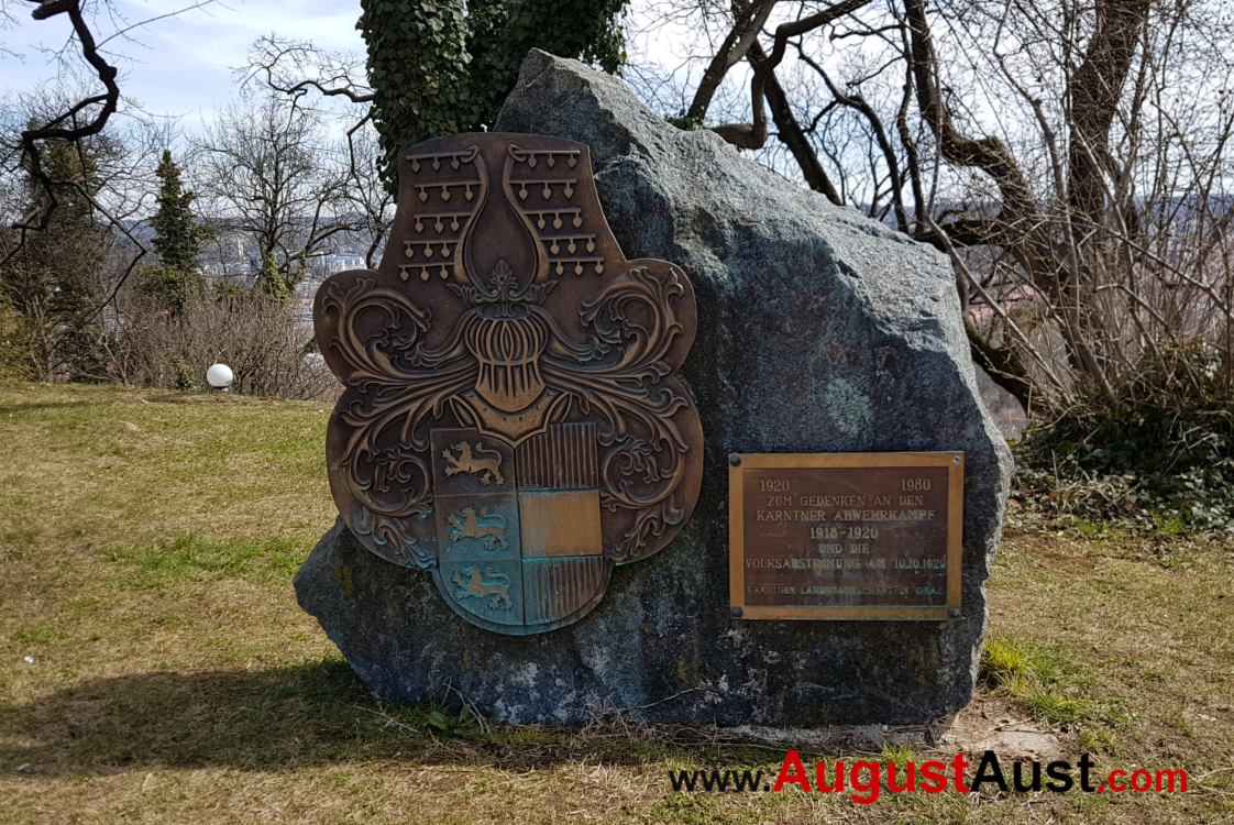 Gedenktafel an den Kärnter Abwehrkampf. Foto: August Aust