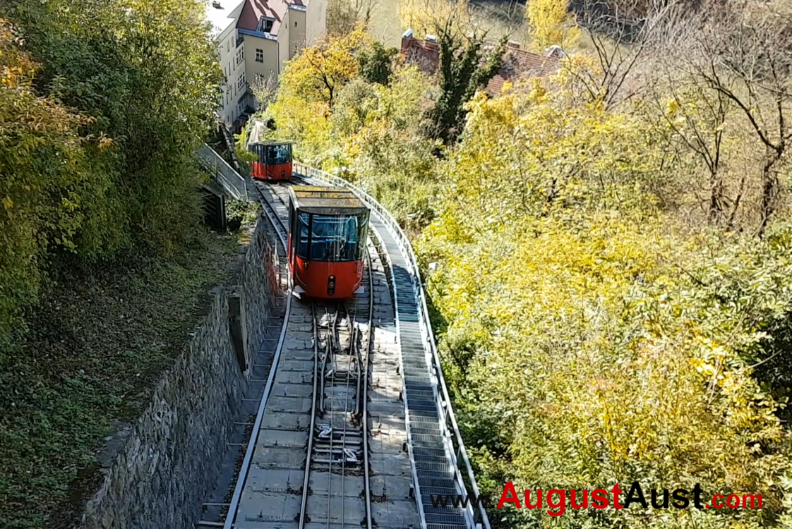 Schloßbergbahn Graz. Foto: August Aust