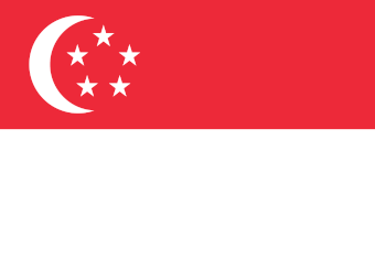 Flagge Singapur Flagge Singapur