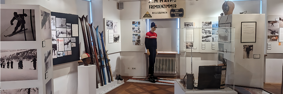 Ausstellung Schilauf in Ybbsitz. Foto: August Aust Ausstellung Schilauf in Ybbsitz. Foto: August Aust