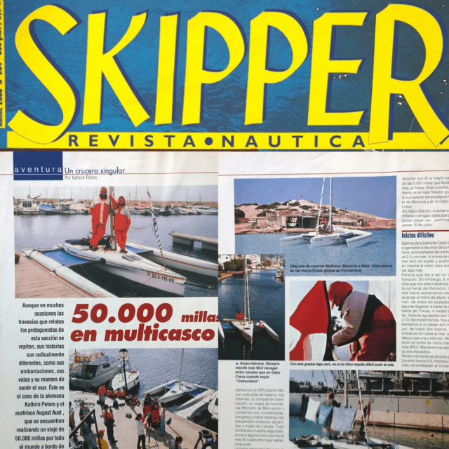 Barcelona - Lagos - Teneriffa mit dem Trimaran Trikala 19 Barcelona - Lagos - Teneriffa mit dem Trimaran Trikala 19