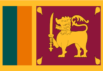 Flagge Sri Lanka Flagge Sri Lanka