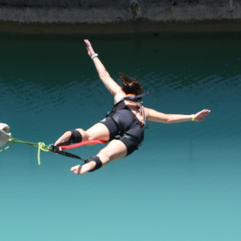 Bungee Jumping vom Staudamm Klaus Bungee Jumping vom Staudamm Klaus