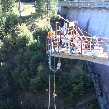 Bungee Jumping, Staudamm Klaus Bungee Jumping, Staudamm Klaus