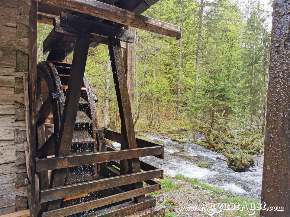 Getreidemühle Mendlingtal, Lassing. Foto: August Aust Getreidemühle Mendlingtal, Lassing. Foto: August Aust