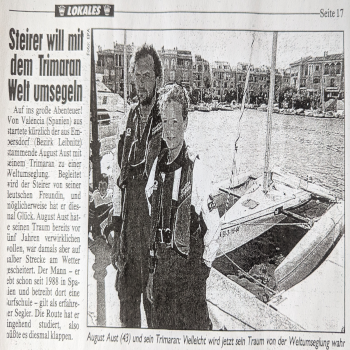 Barcelona - Lagos - Teneriffa mit dem Trimaran Trikala 19 Barcelona - Lagos - Teneriffa mit dem Trimaran Trikala 19
