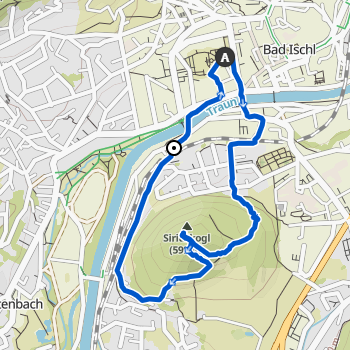 Wanderkarte Bad Ischl - Siriuskogel Wanderkarte Bad Ischl - Siriuskogel