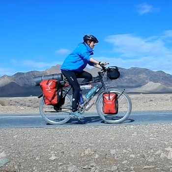 Video mit einem Fahrrad von Europa nach Asien Video mit einem Fahrrad von Europa nach Asien