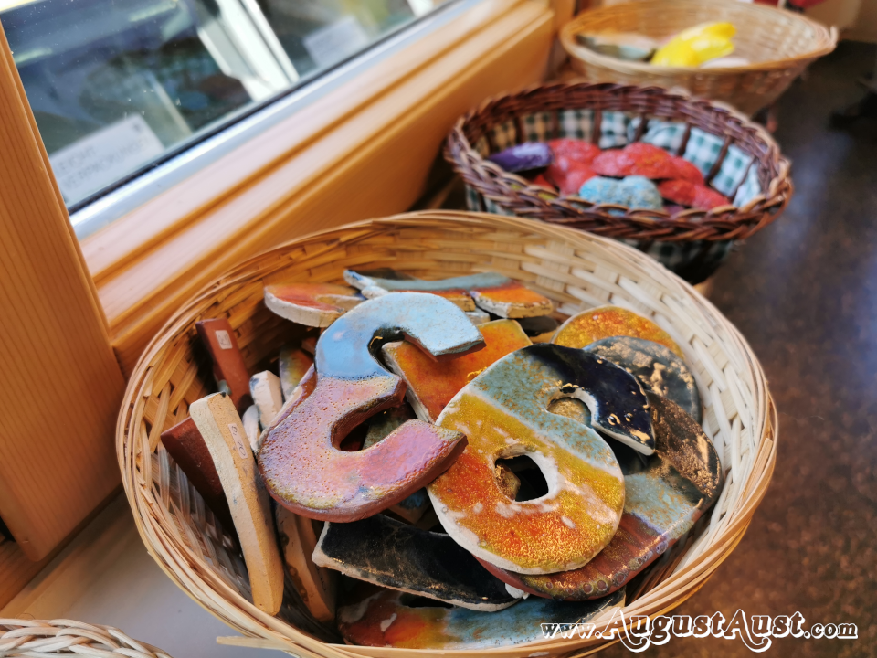 Arbeiten der Kreativwerkstätte Algersdorfer Straße. Foto: August Aust Arbeiten der Kreativwerkstätte Algersdorfer Straße. Foto: August Aust