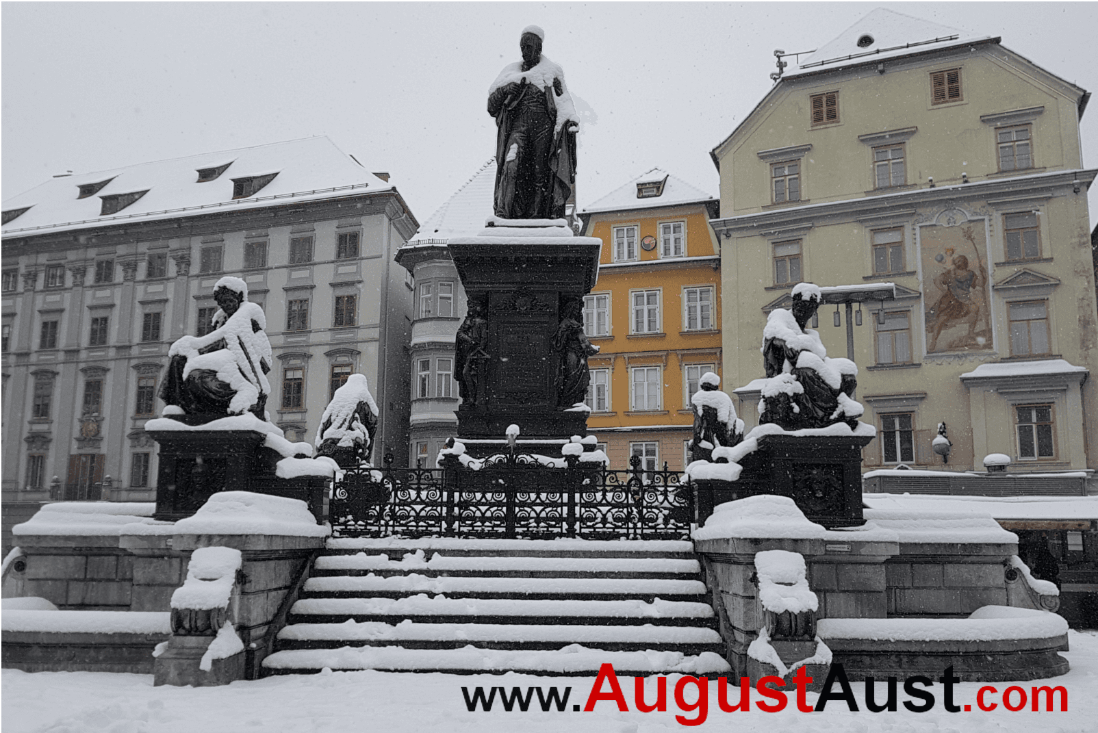 Graz Hauptplatz im Winter