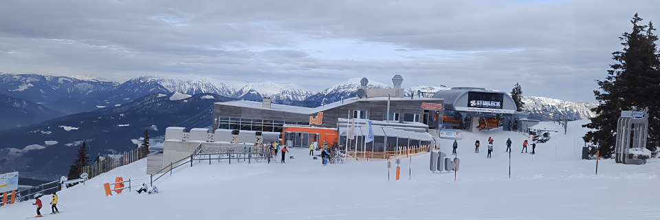 Skigebiet Stuhleck am Semmering. Foto: August Aust Skigebiet Stuhleck am Semmering. Foto: August Aust
