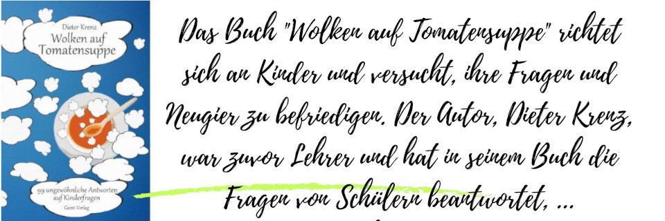 Wolken auf Tomatensuppe, Von Dieter Krenz Wolken auf Tomatensuppe, Von Dieter Krenz