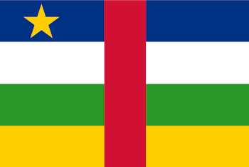 Flagge Zentralafrikanische Republik Flagge Zentralafrikanische Republik