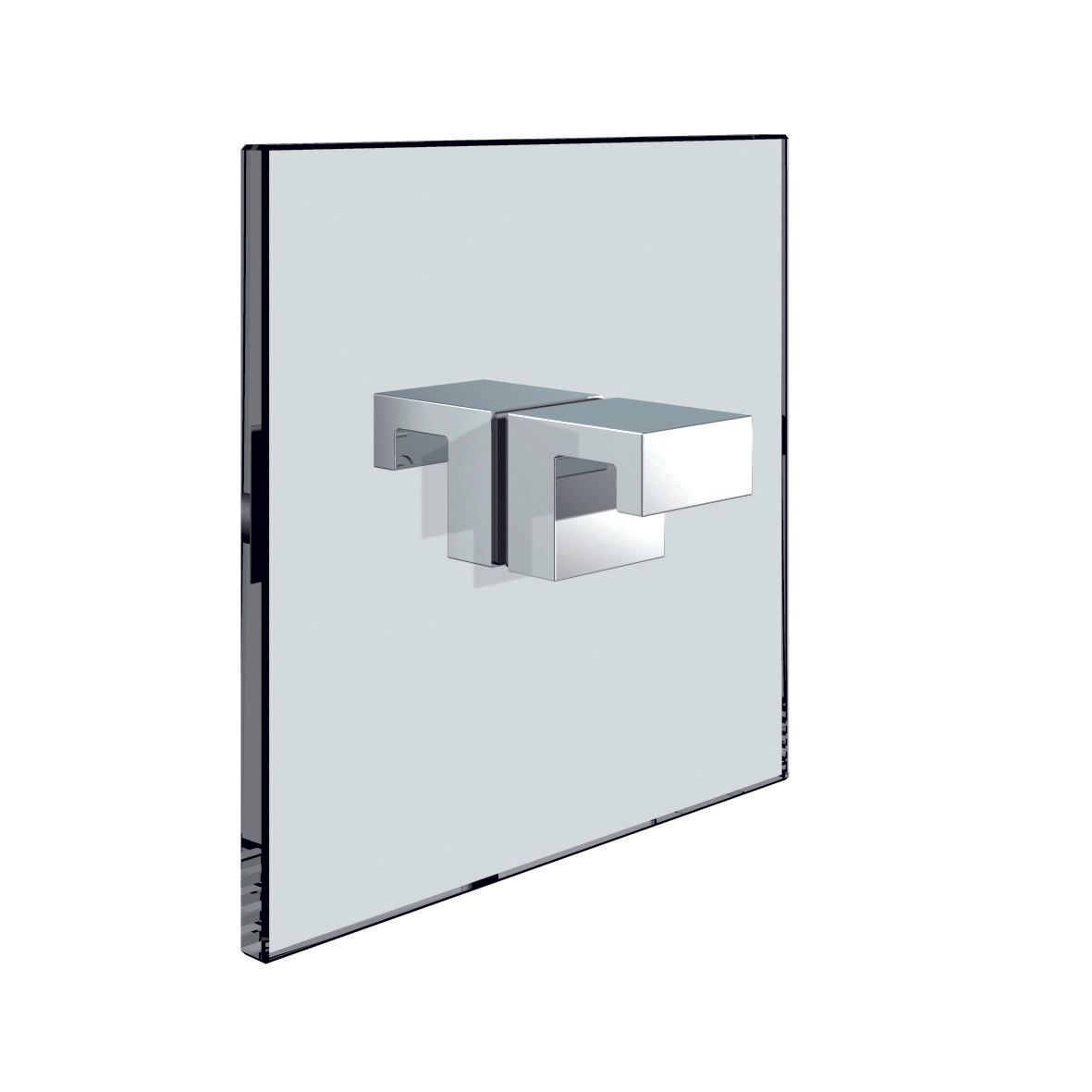 beidseitiger Duschtür Knopf in U-Form beidseitger Knopf in U-Form, eckig