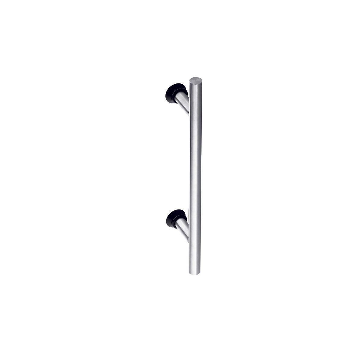 Duschtrügriff in Edelstahl einseitig flächenbündig in 30 cm Länge Griffstange einseitig, flächenbündig, 30 cm