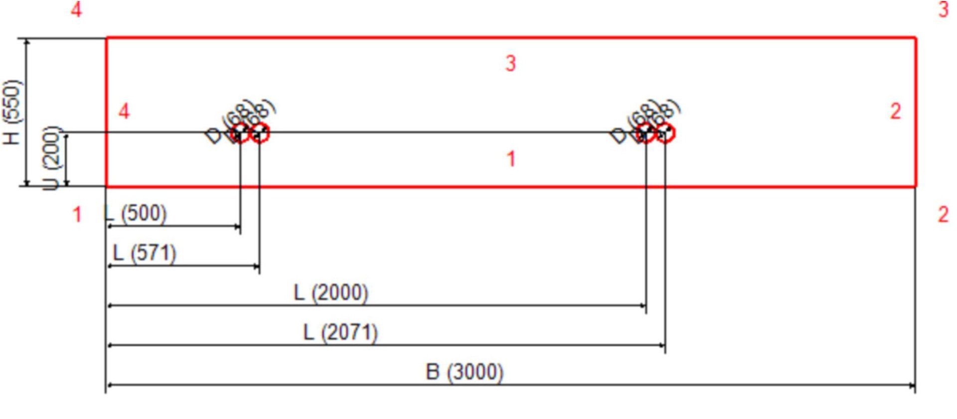Küchenrückwand aus Glas richt bemaßen Küchenrückwand aus Glas Skizze mit Steckdosen