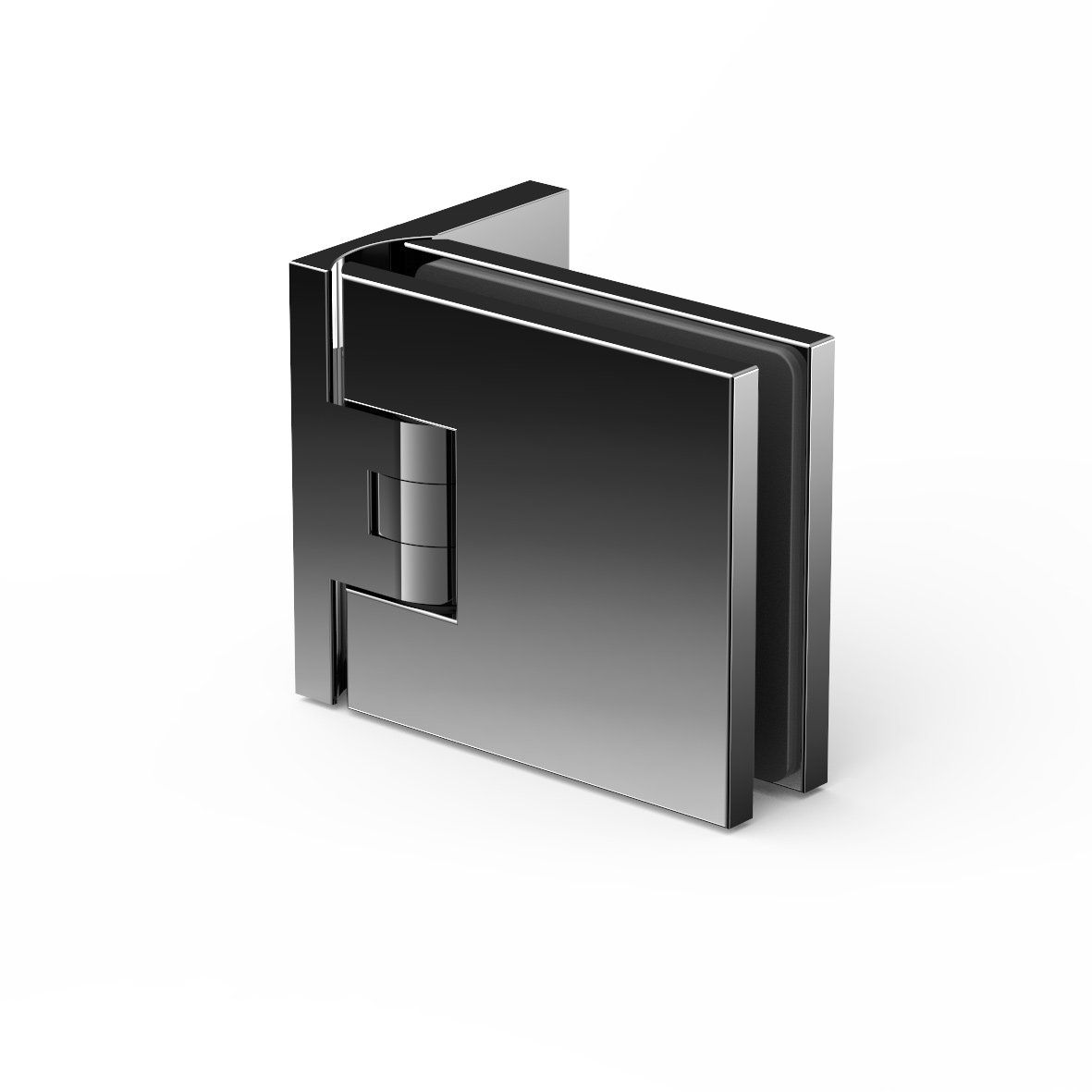 Beschlag in schwarz glänzend für die Glasdusche - garantiert ein Hingucker in jedem Badezimmer