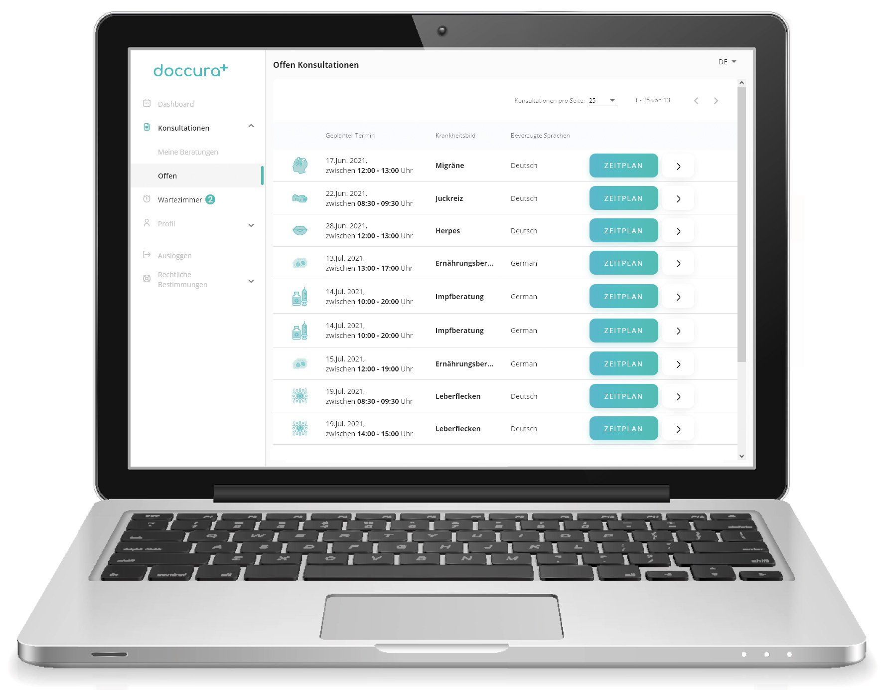 4. Die Übersicht Ihrer Behandlungen 4. Die Übersicht Ihrer Behandlungen