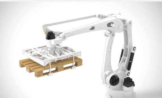 ROBOT ANTROPOMORFICO DISPENSADORES DE PALETS