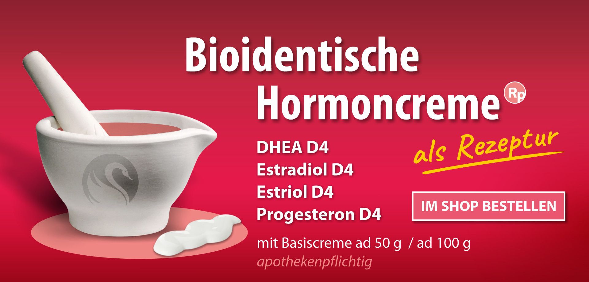 Bioidentische Hormoncreme auf Rezept