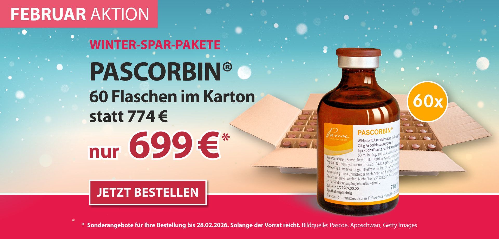 Pascorbin Vitamin C zum Sonderpreis bestellen