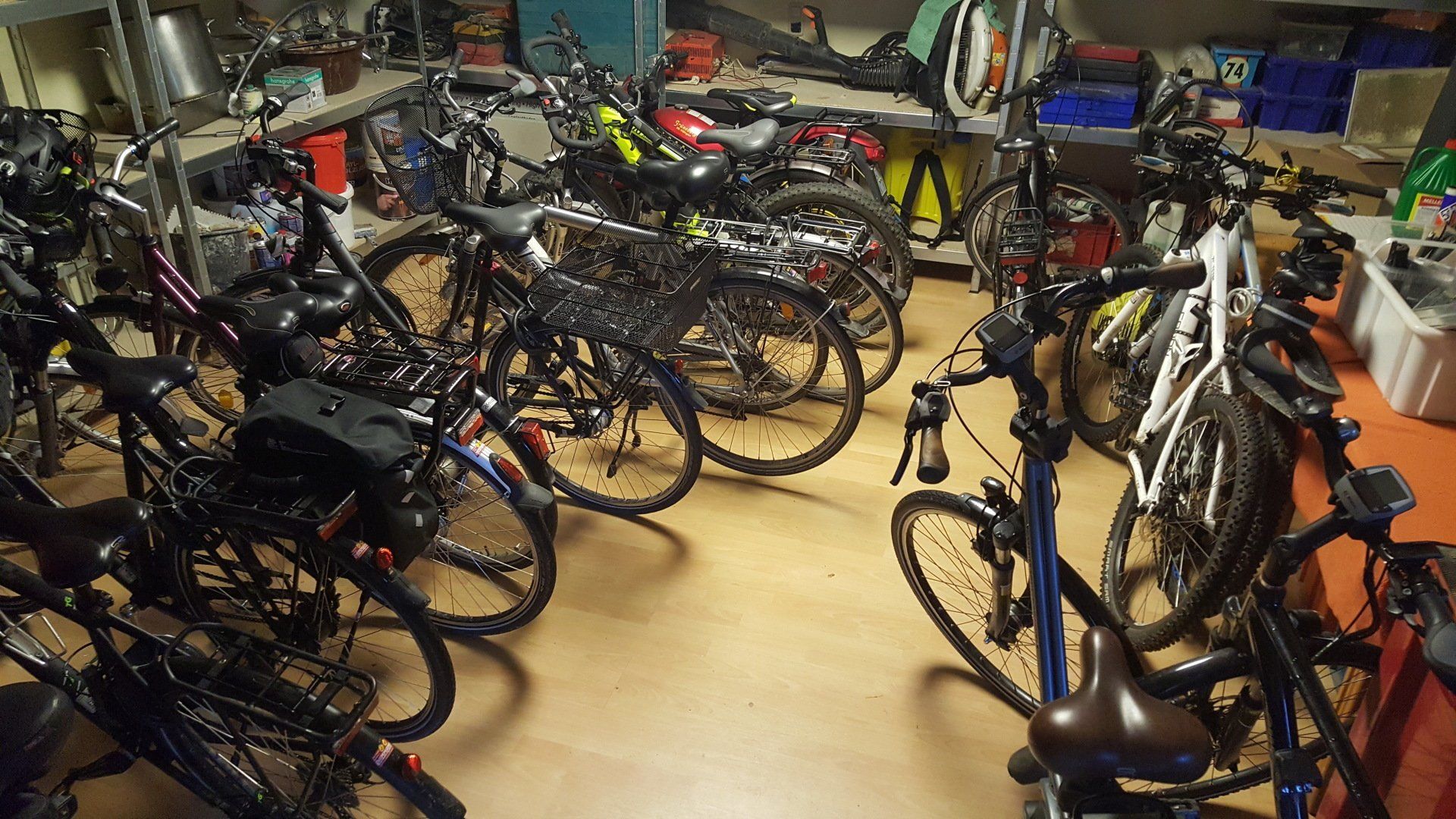 Für einen sicheren Platz für Ihr Fahrrad ist gesorgt!