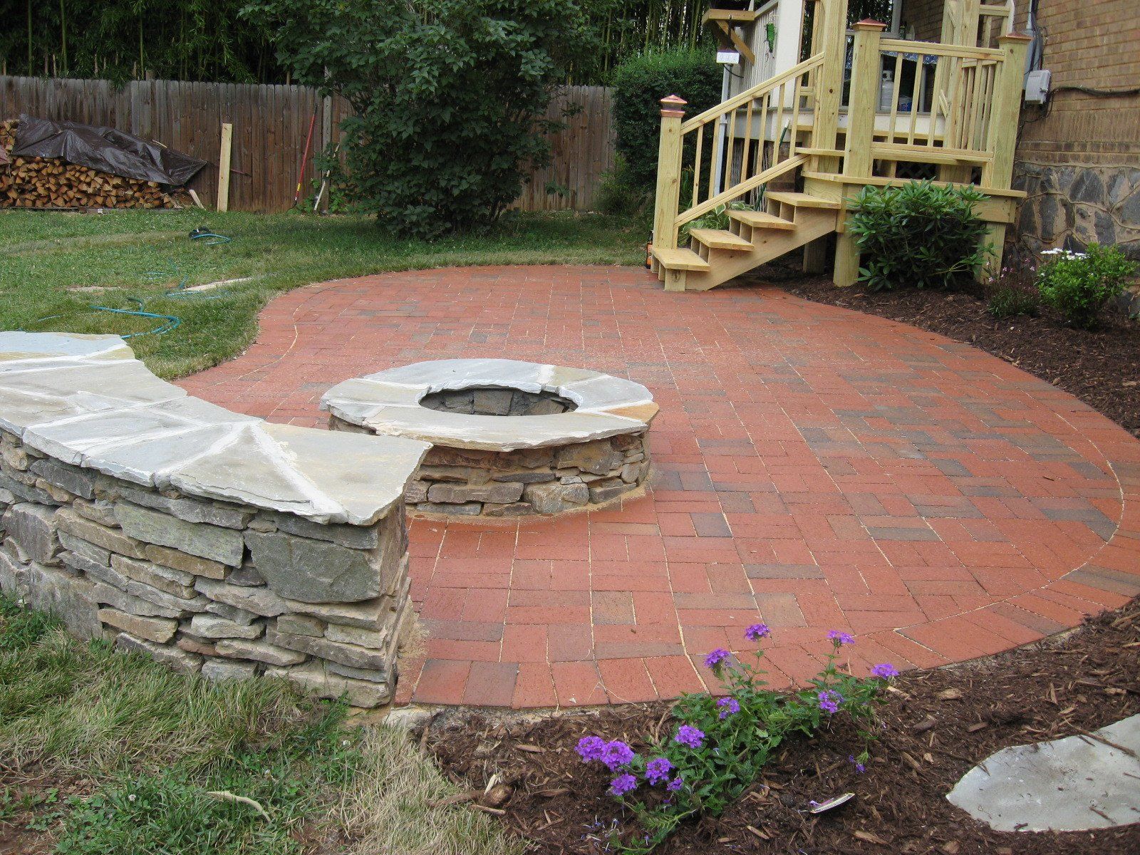 Professional Landscaping Fire pit, Asheville