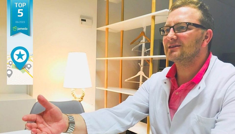 Andreas Bauer in seinem neuen Sprechzimmer im ZSG Chemnitz.