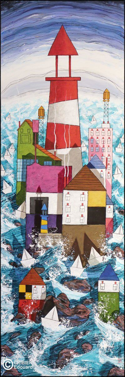 peinture Edouard Cribier Quimper