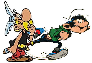 »Asterix« und »Gaston« bei blaufarn