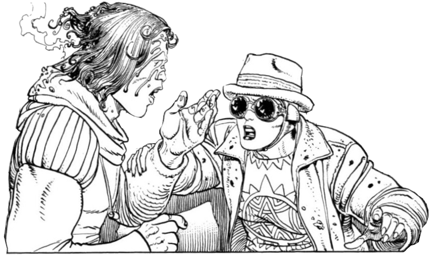 aus: Moebius »Die luftdichte Garage« (Volksverlag)