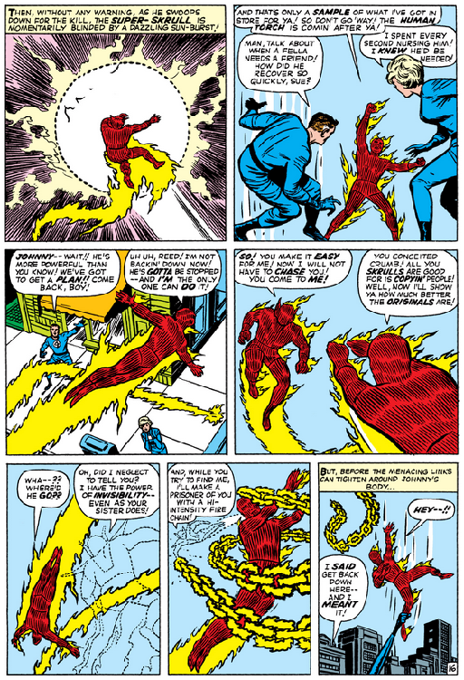 aus: Fantastic Four 18 »A Skrull Walks Among Us!« (Vol. 1, Marvel 1963)
