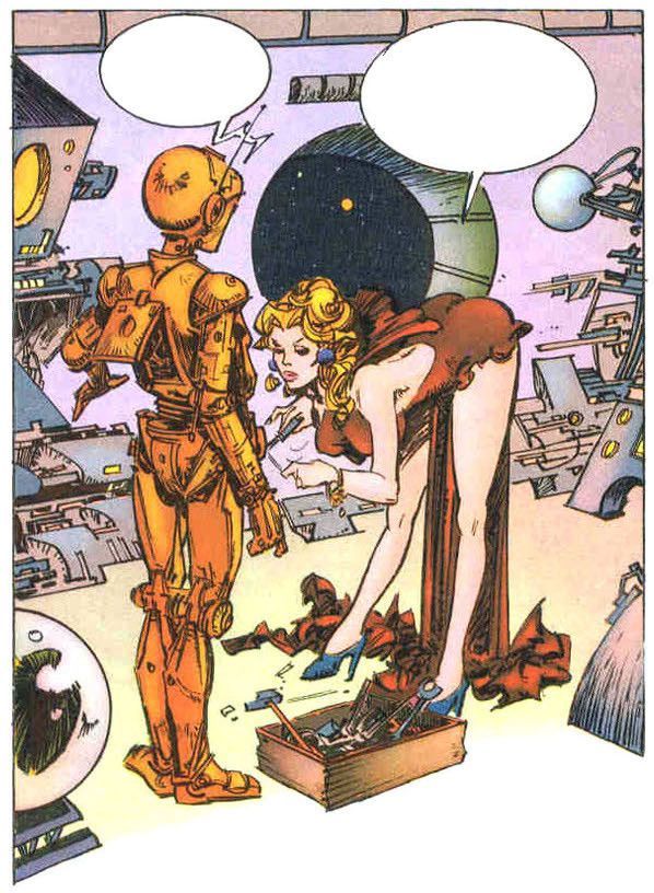 aus: Lorna 1 & 2 »Lorna und ihr Robot« (Kult Editionen)