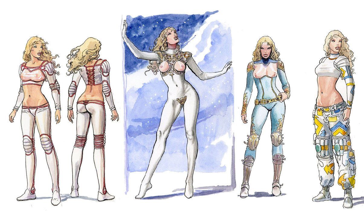 Milo Manara: Barbarella-Skizzen