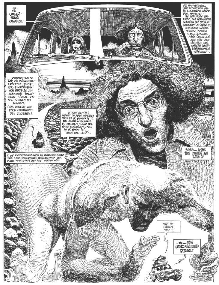 aus: Moebius »Die Umleitung« (Schwermetall 36, Volksverlag 1983)