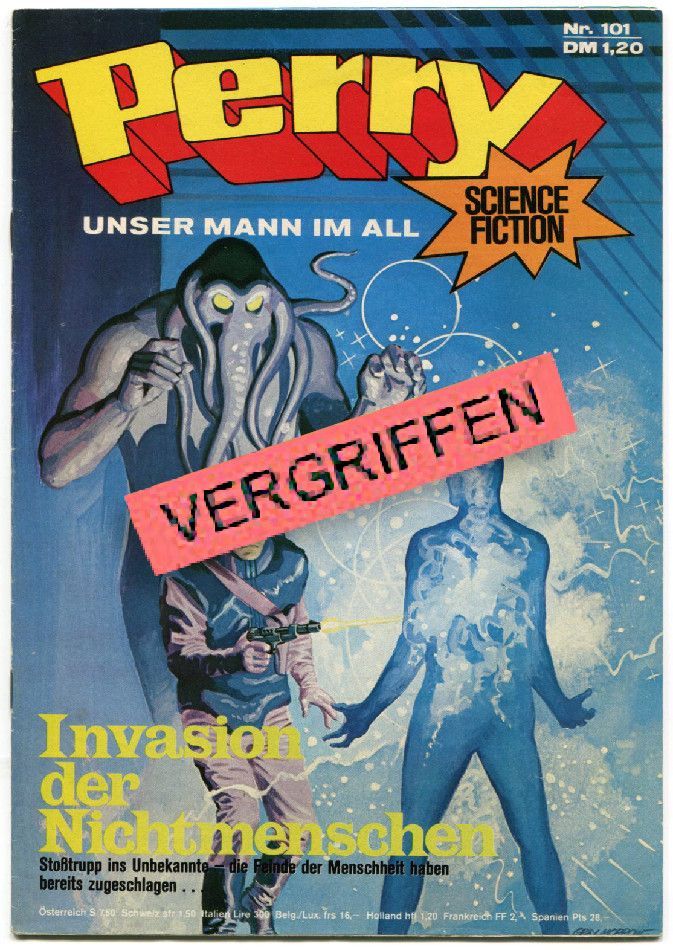 Perry 101 »Invasion der Nichtmenschen« (Moewig)