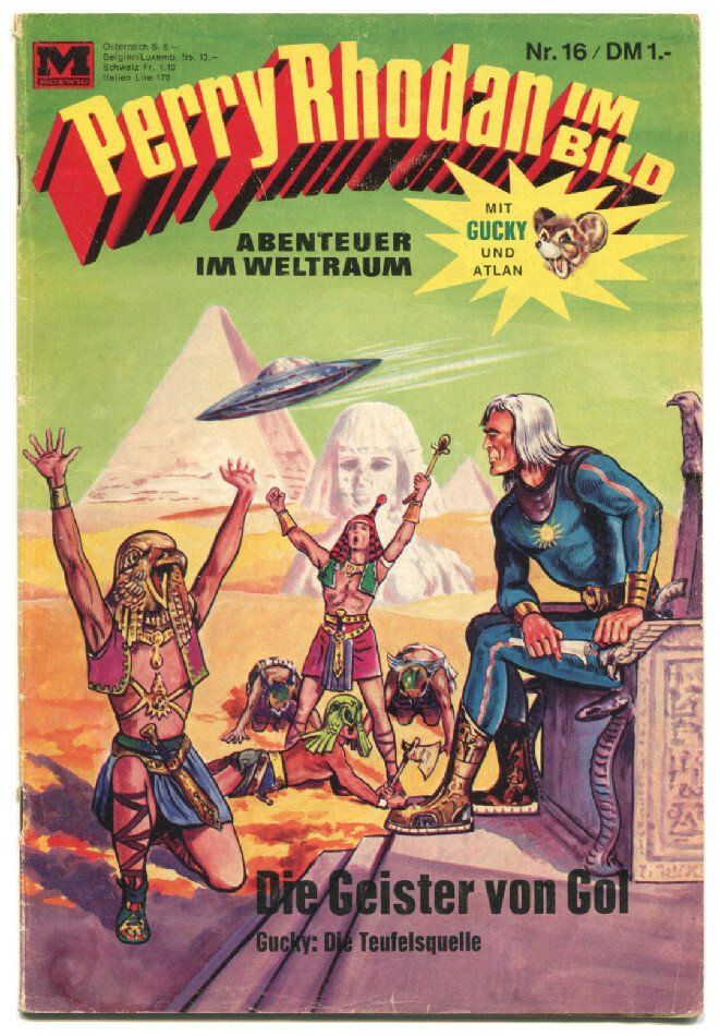 Perry Rhodan im Bild 16 »Die Geister von Gol« (Moewig 1968)