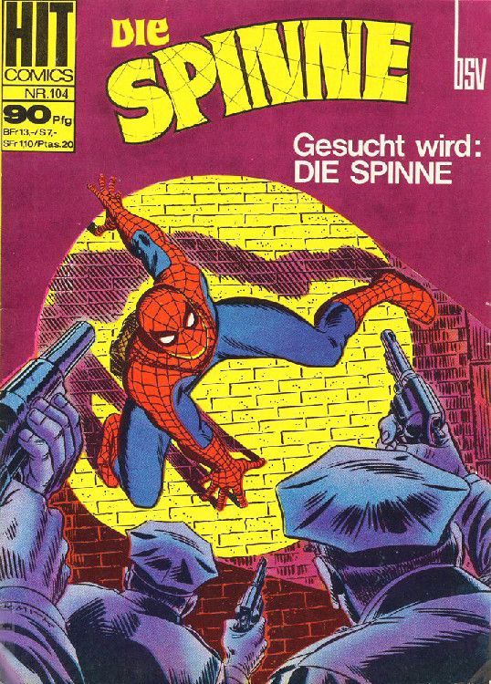 »Die Spinne wird verrückt!« Zweitstory in Hit Comics 104 (bsv 1969)