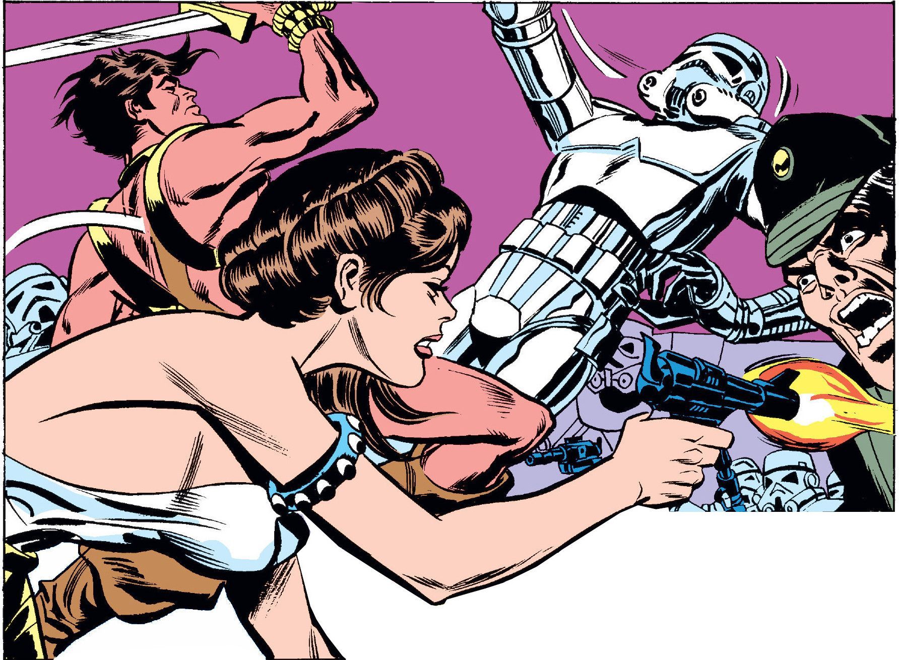 aus: Star Wars 54 »Starfire Rising!« (Vol. 1, Marvel 1981)