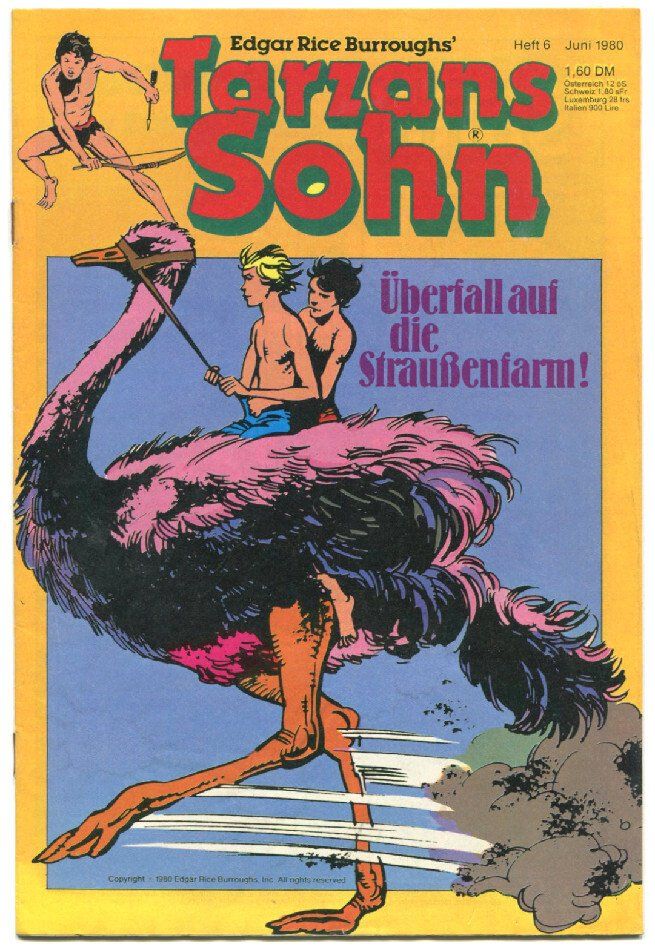 Tarzans Sohn 6/80 »Überfall auf die Straußenfarm« (Ehapa)
