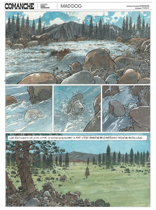 aus: Comanche »Mad Dog« in Tintin Sonderausgabe »77 ans« (Éditions du Lombard)