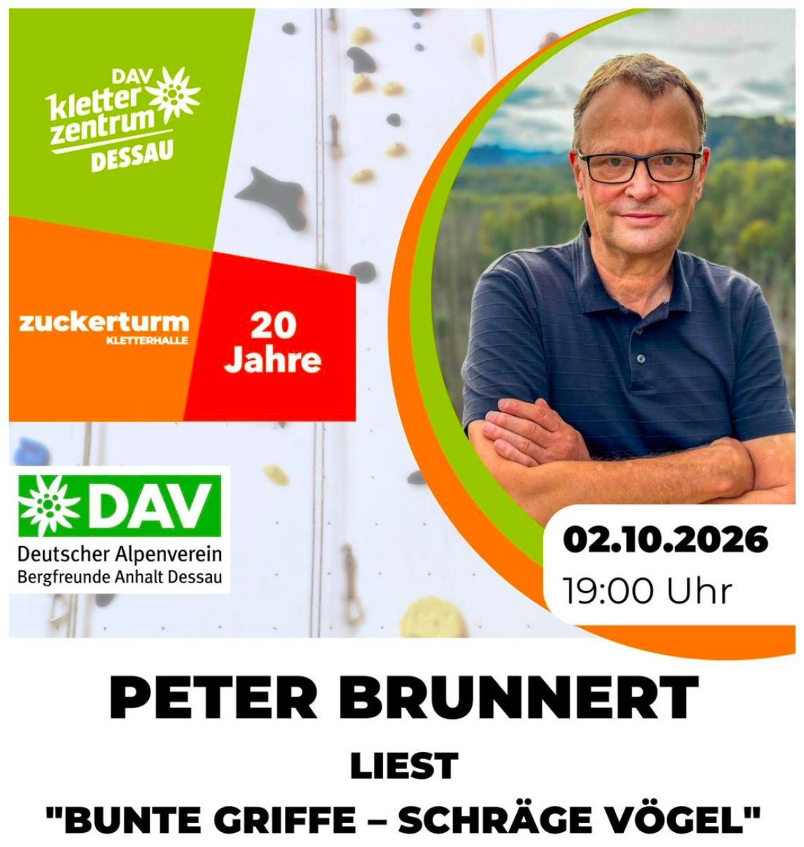 Peter Brunner liest am 2.10.26