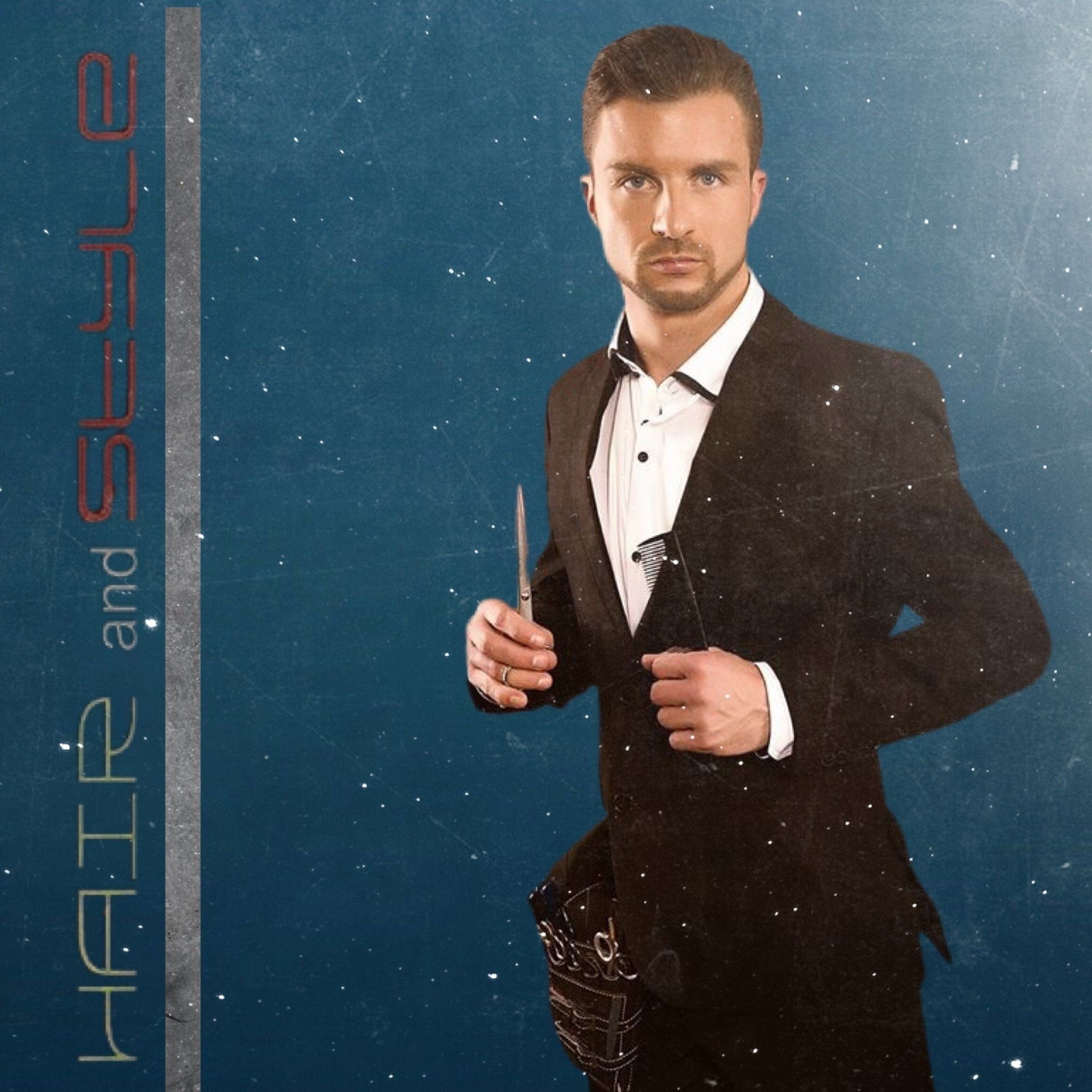 Sascha Heid Calligraphy Cut Black Star Stylist