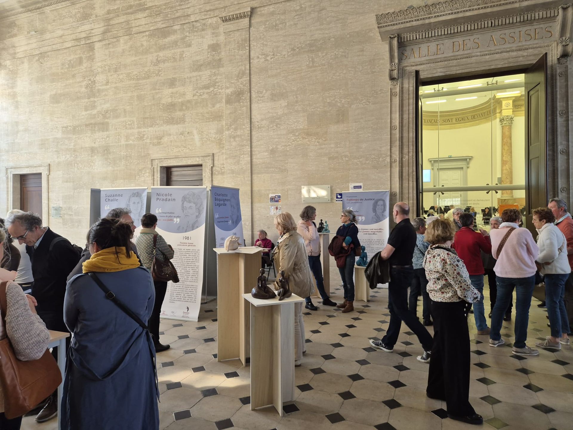 L'exposition "Femmes de Justice - les pionnières" au tribunal de Périgueux
