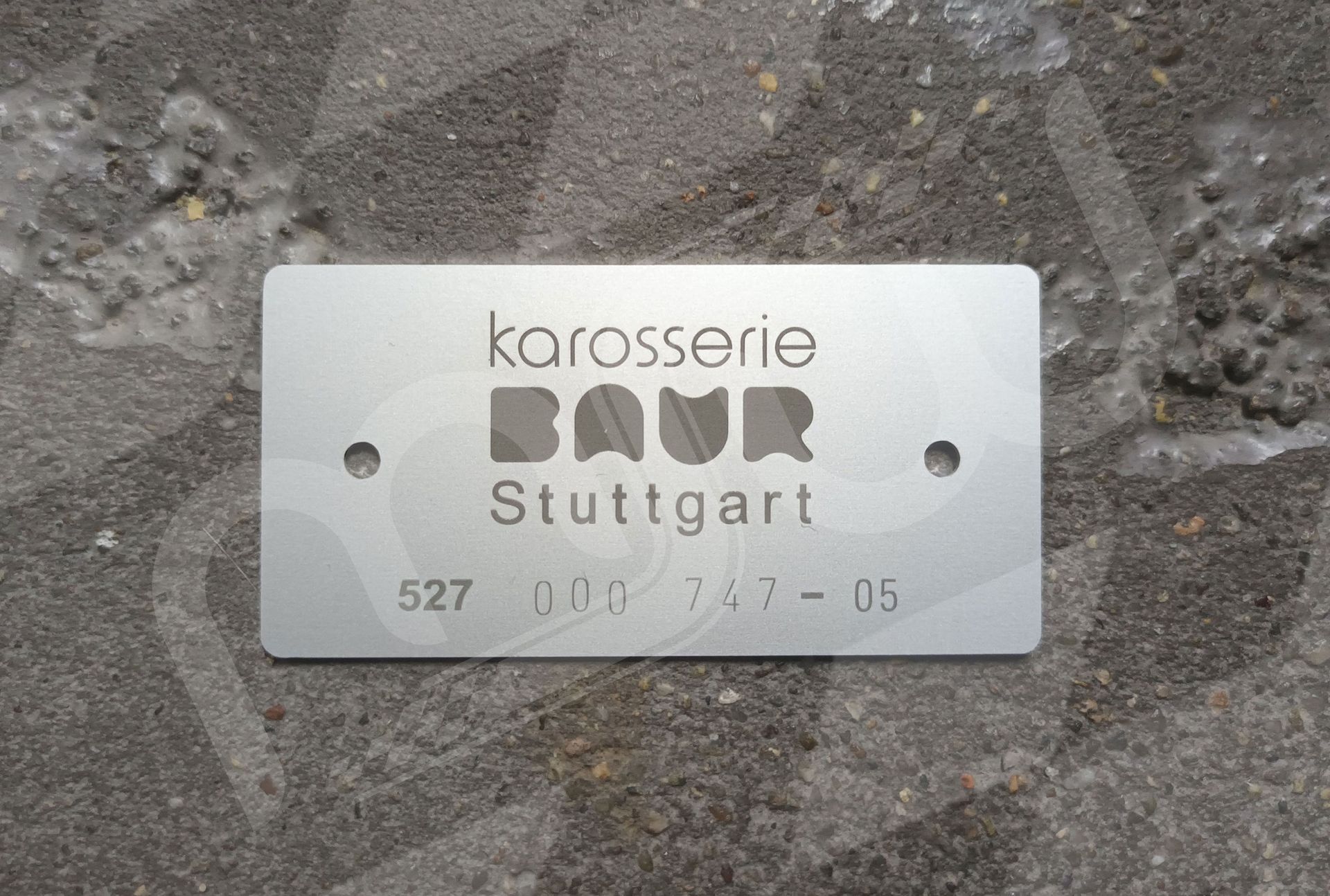 AERO-Typenschild neu (Opel Kadett C)