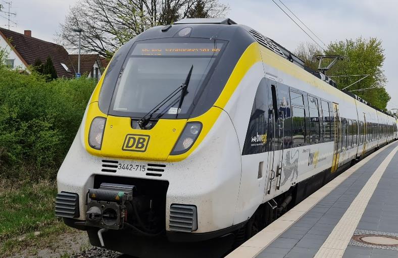 Ausflug am 17. Mai - unser Zug Zug in Bondorf